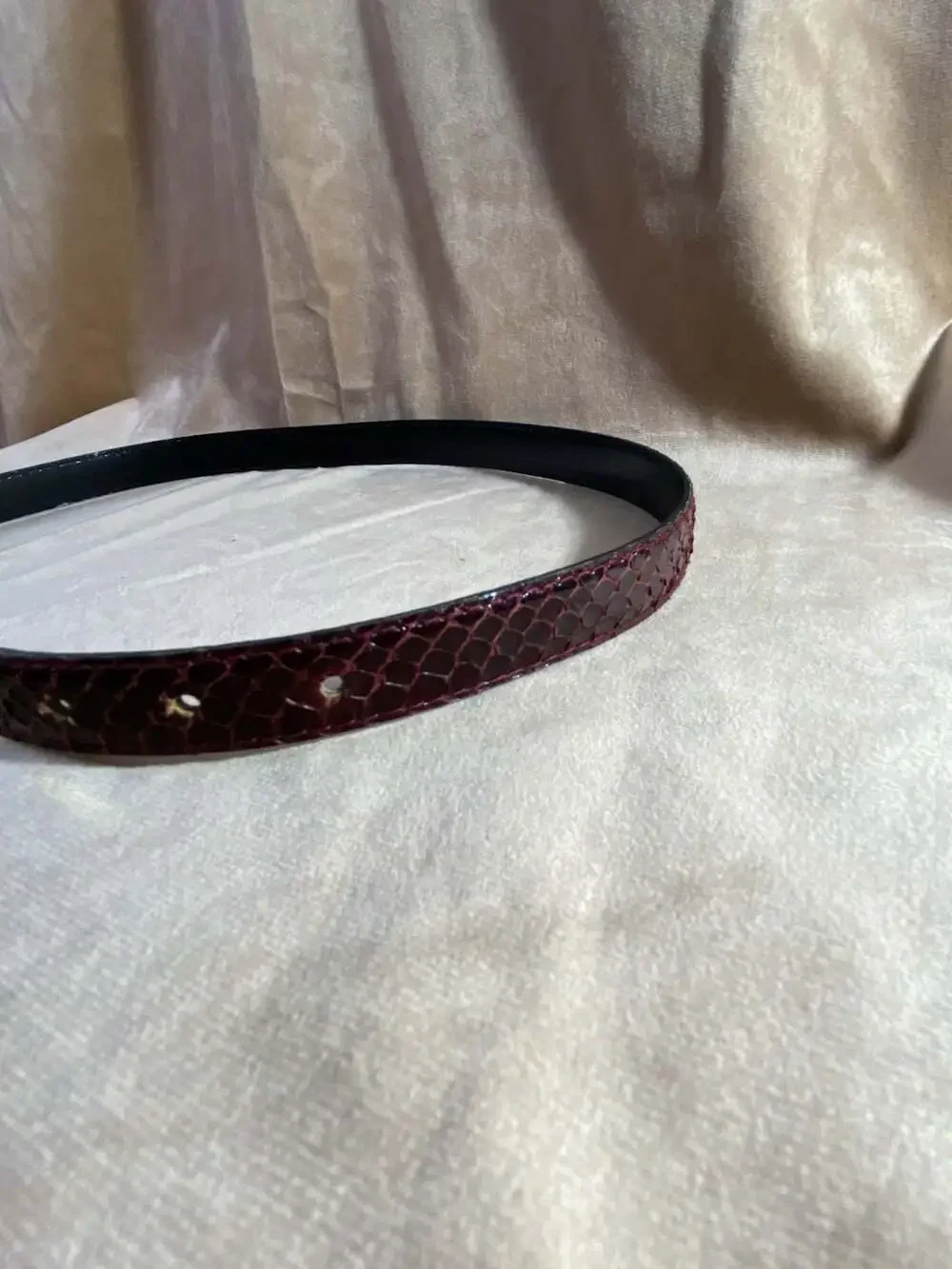 Picone maroon leather